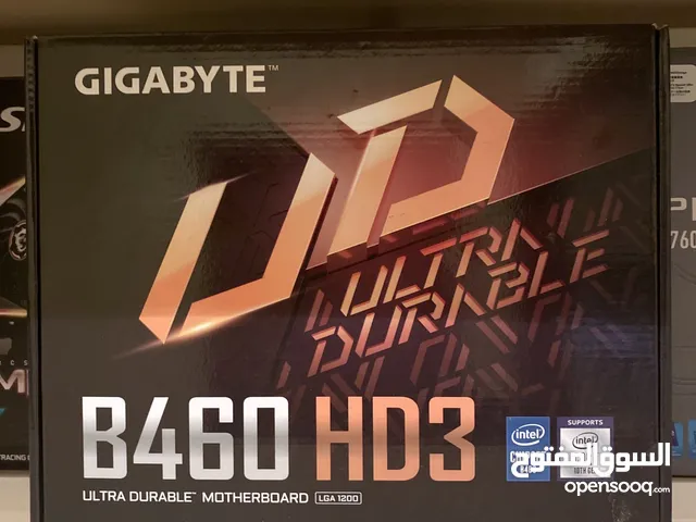 Motherboard - Gigabyte B460 HD3 مع معالج Intel i5 10400 بسعر ممتاز