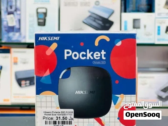 Hiksemi Portable SSD 512Gb Pocket Size (New)