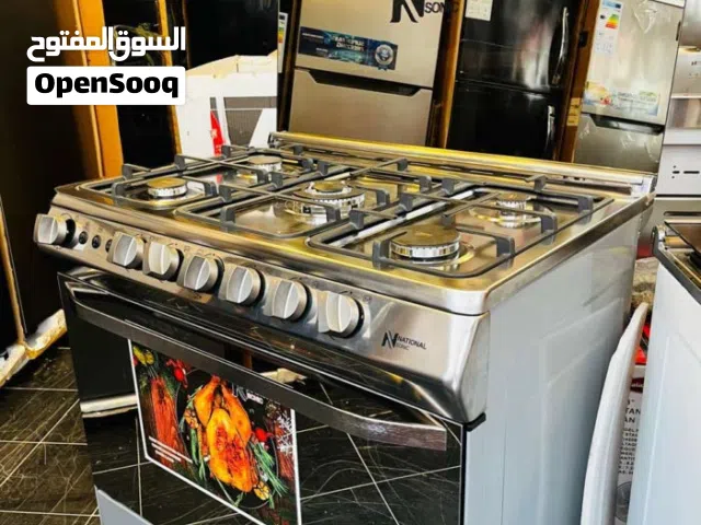 أفرن غاز 90*60 سم ناشونال سونيك Jumbo – فل سيفتي مناصب ثقيلة وعريضة تتوفر لدينا خدمة التوصيل