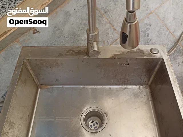 حوض مظبخ لوندينو ستيل و معاه خلاط انظيف مقاس 60 في 45