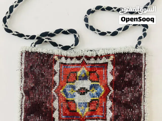 Authentic Afghan Handmade Beaded Shoulder Bag / Traditional Tribal Bag