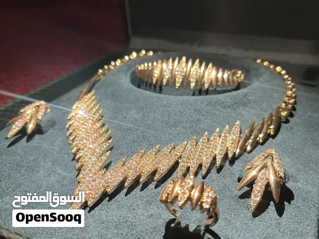 اطقم مطلية بذهب عيار 24k للبيع جملة وقطاعي