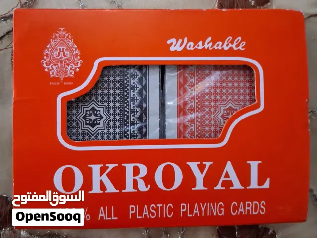 ورق لعب بلاستيك OKROYAL مقاوم للماء جديد