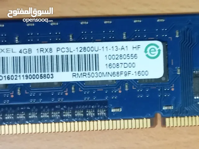 For Sale used RAM 4GB RAMAXEL Lenovo Brand