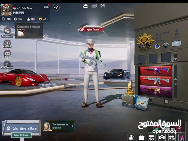 حساب ببجي موبيل نوادر 385$ او 19000جنيه مصريه