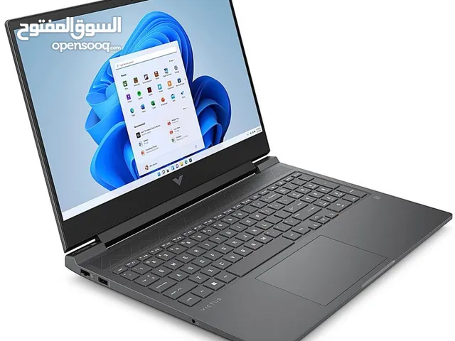لابتوب استعمال خفيف بحالة الوكالة وتحت الكفالة لغاية شهر 8/2025 Hp victus core i7 13 generation