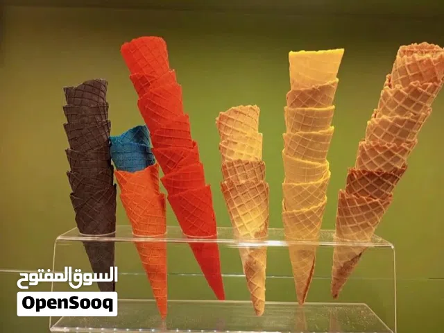 بسكوت فاخر محلى للآيس كريم و البوظة العربية