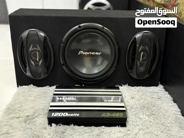 PIONEER SUBWOOFER TS-W309 1000W & PIONEER SPEAKER TS-A6973E with A/D/S 1200W AMPLIFIER FOR SALE