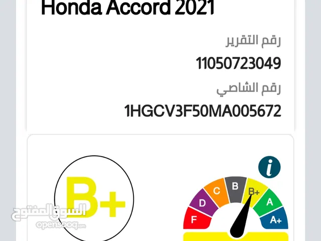 Honda Accord 2021 in Ajloun