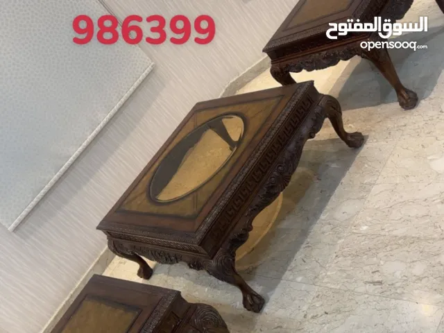 Big table square with plus two side tables