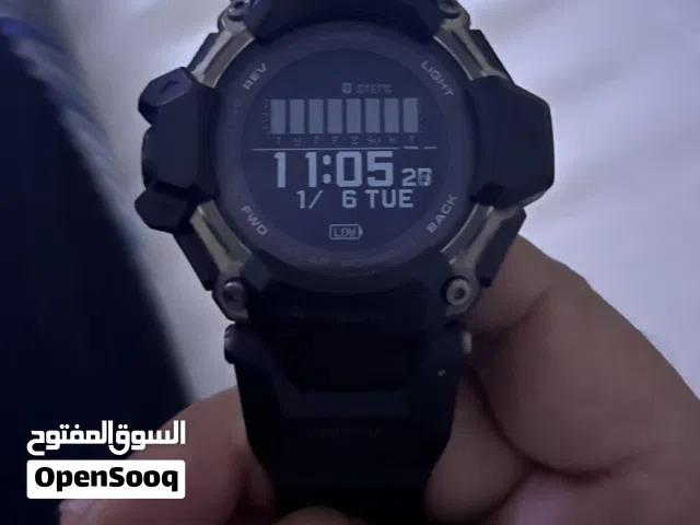كاسيو جي-شوك، مميزة  جدا -ساعة ذكية للرياضيين بكامل الملحقات والبوكس والكرت..ضمان دولي موديل 2025