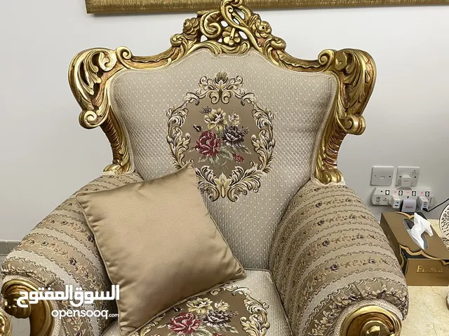 طقم كنب خشب حفر classic living set