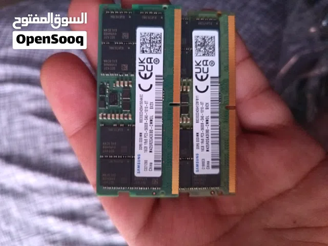 حبتين رام 16gb(*2) ddr5 5600mhz للبيع
