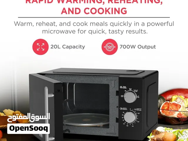 Black + Decker 20L Microwave Oven
