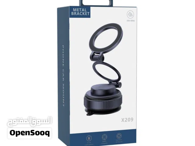 Premium Zinc Alloy Magnetic Car Phone Mount – 360° Rotatable & Foldable