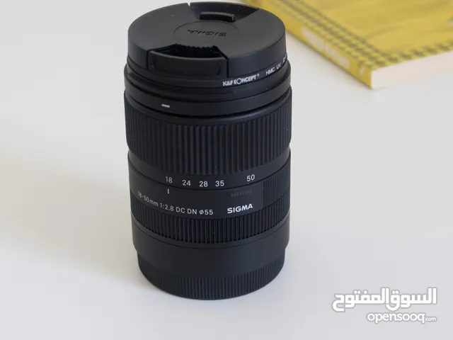 للبيع عدسة سيجما 18-50mm مع ضمان سعر مغري