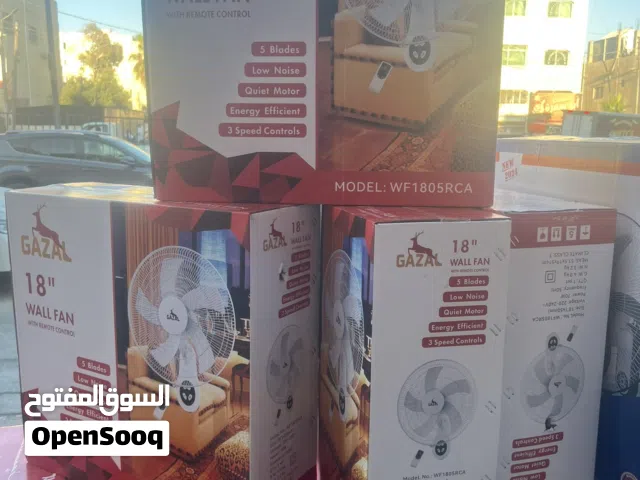 مراوح 18 انش غزال الثقيله مع ريموت بسعر حرق ماتور نحاسي