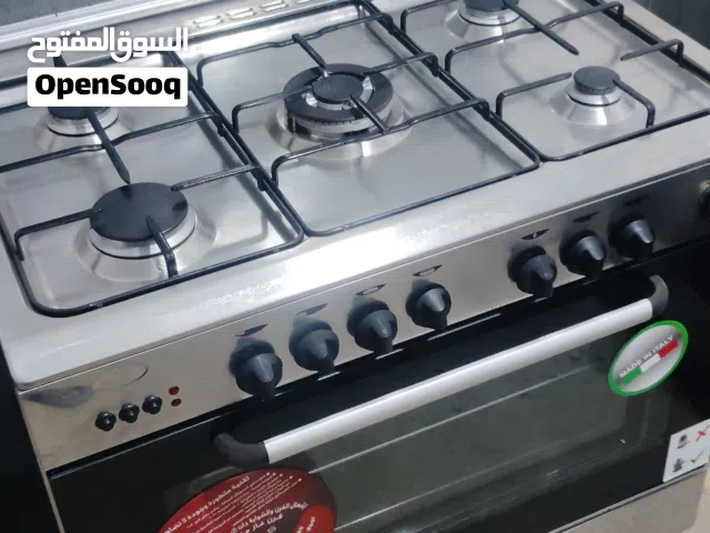 اشعال ذاتي كامل ليت اضاءه في الفرن سيخ شوايه بحاله ممتازه اجليم جاذ ايطالي 5 شعله مقاس 60 في 90