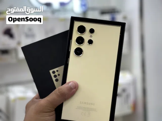 عرض خاص : Samsung S24 ultra 256gb  هاتف نظيف جدا بحالة الوكالة بدون اي مشاكل مع ضمان و ملحقات