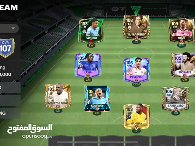 حساب fc mobile , over 107