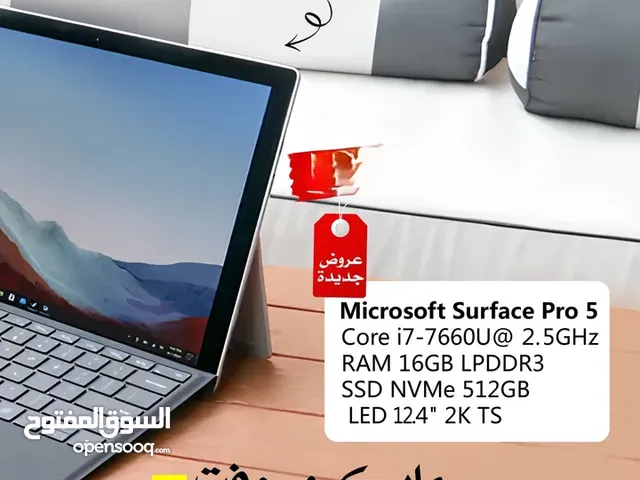 microsoft surface PRO i5 _2020GEN 7 . HARD 256 GB SSD RAM 8 BG DDR 4 سابع جيل(الوصف )