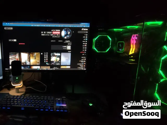 البيع حاسبة pc مستعمل جديد نظيف جداً بيها مجال بسيط للشراي