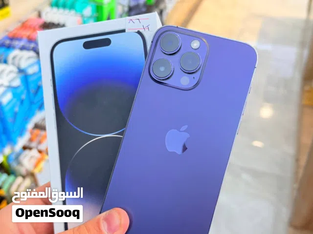 ايفون 14 برو ماكس. ذاكره 1 تيرا. ضمان 5 ايام نظافه 100%. بطارية. 86