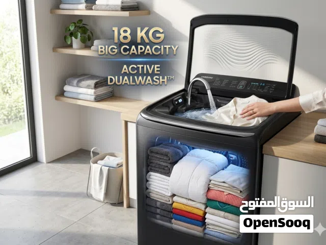 Premium Samsung 18kg Top Load Washing Machine – Black