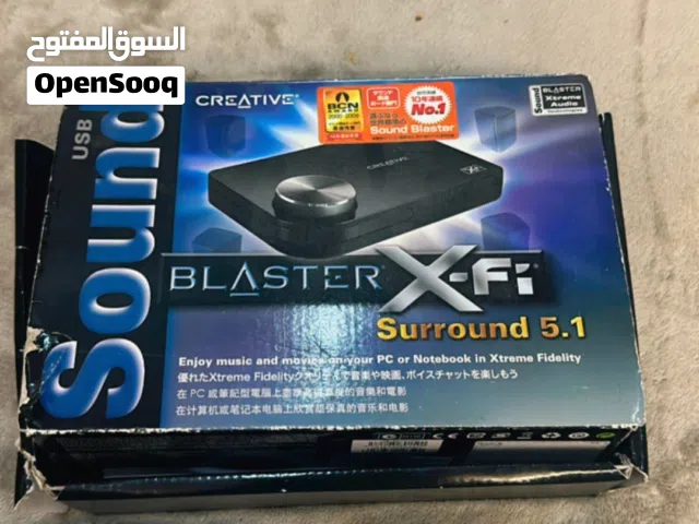 كرت صوت اسود x-fi كرت صوت