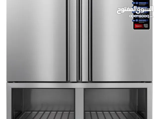 ثلاجة ستانلس مع فريزر فل انفيرتر ب احجام مختلفة