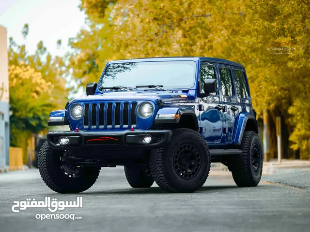 JEEP WRANGLER RUBICON V6 AGENCY MAINTAINED UNDER WARRANTY BLUE EXCELLENT CONDITION