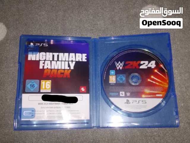 شريط مصارعة WWE 2K24 للـ PS5 (نظيف جداً بـ 14 دينار)