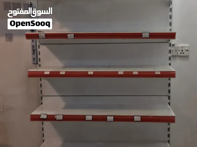رفوف اسواق عدد 4 وكاونتر 1