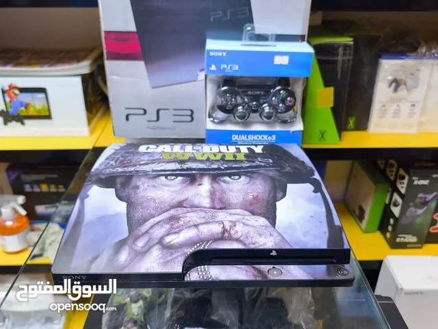 بلي3 سلم مستعمل جوستك واحد كامل الملحقات مع الكارتون ذاكرة 120 جيجا