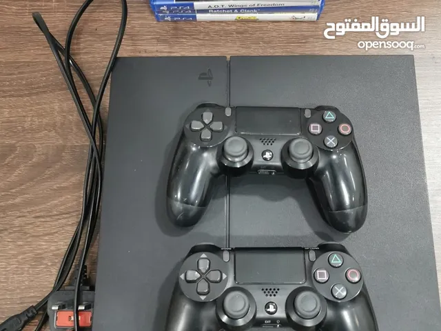 PS4 SLIM 500 GB (SSD ) with WARRANTY جهاز PS4 SLIM سعة 500 جيجابايت (هارديسك النوع السريع SSD )