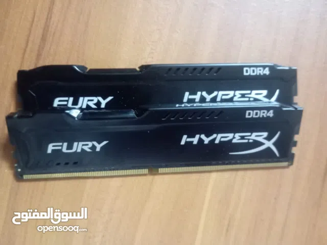 رامات hyperx ddr4 شبه جديد ورهيبات
