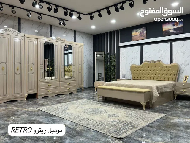 حوّل غرفة نومك إلى عالم من الراحة والفخامة! دلّل نفسك بغرفة نوم متكاملة تجمع بين الأناقة، الجودة...