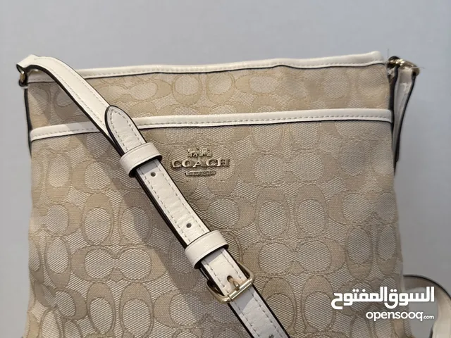 Coach signature canvas cross body bag