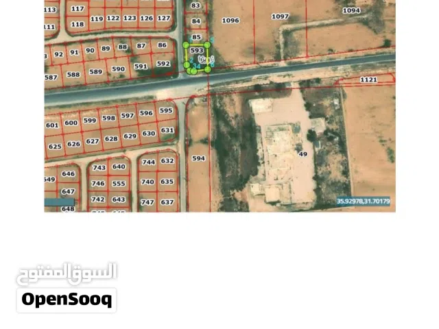 ارض تجاري للبيع في زويزا على شارعين
