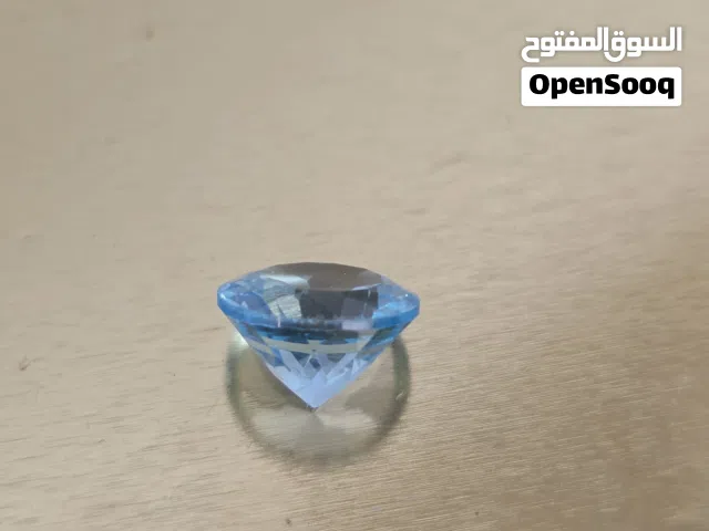 Natural Blue Topaz 8.2Ct – Brilliant Round Cut Gemstone