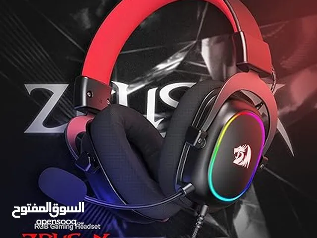 Redragon H510 Zeus-X RGB Wired Gaming Headset - 7.1 Surround Sound سماعة ريدراجون اصلية مكفولة