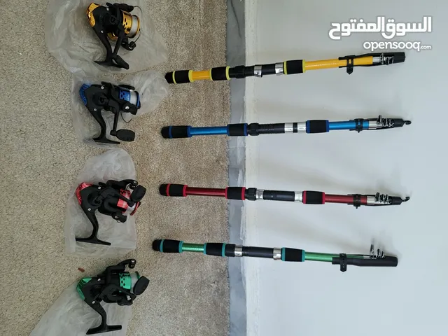 قصبة صيد طول 180cm مع مكينة