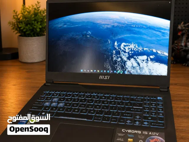 MSI Cyborg 15 A12V i7-12650H RTX 4060 8GB 24GB DDR5 1TB SSD IPS Display Win 11 Pro
