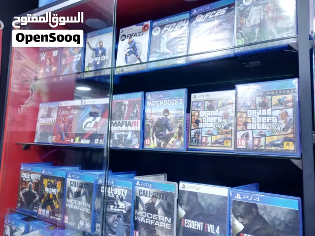 عروض سيديات بلاي ستيشن فور والفايف للبيع