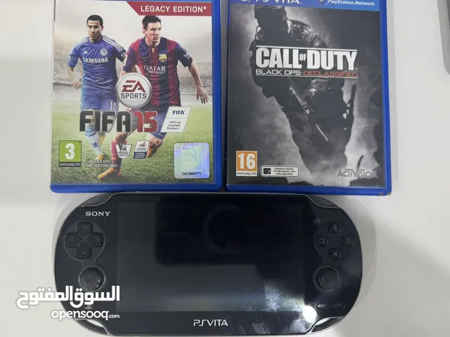 Ps Vita نظيفه جداً مع ثلاث العاب