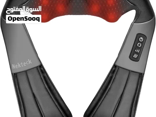 Nekteck Shiatsu Neck & Shoulder Massager with Heat – Deep Tissue Massage Pillow for Neck, Back.