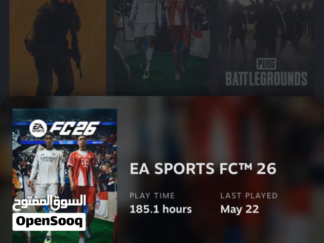 10. بي. FC26علا ستيم حساب