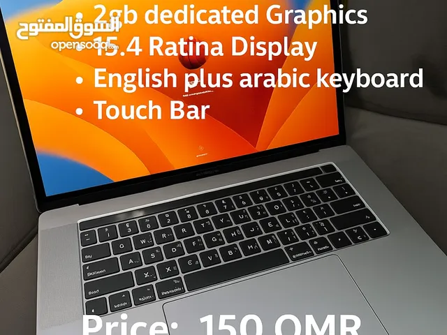 MacBook Pro A1707 core i7 Pro with 16 gb of Ram and 500gb ssd Dadicated Graphics 15.4 Ratina Display