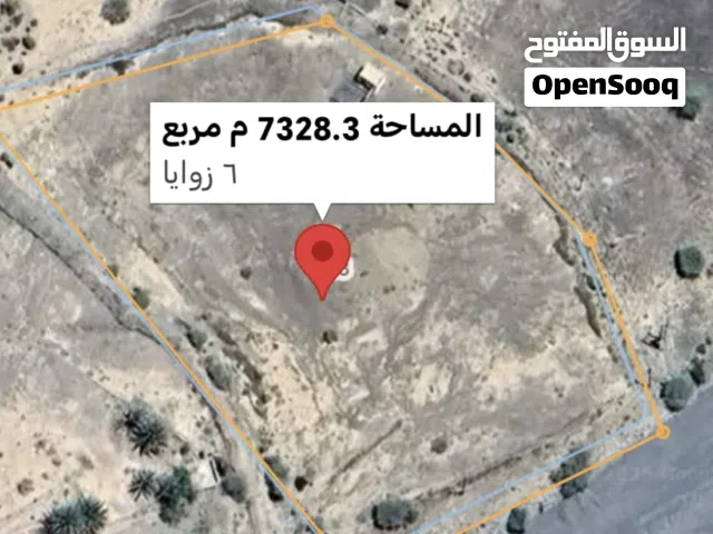 للبيع ارض سكنية في الجرداء بمساحة 7307 متر تنفع لعمل استراحة وقابلة للتقسيم