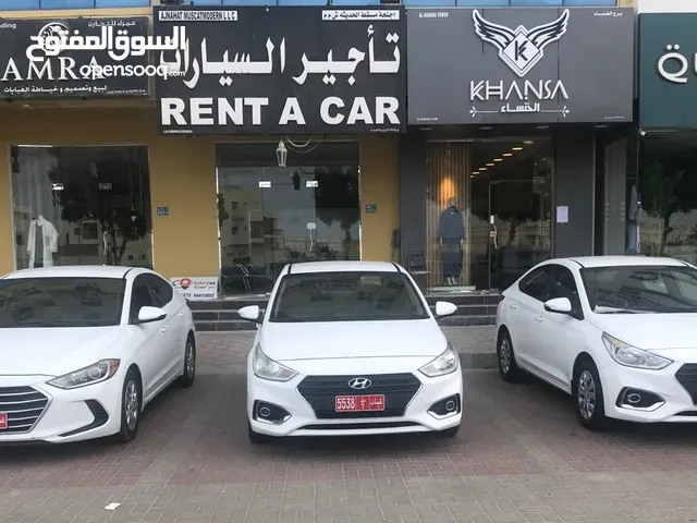 Hyundai Elantra 5 ro per day for monthly only هيواندي لانترا 5 ريالات ف اليوم للايجار الشهري فقط